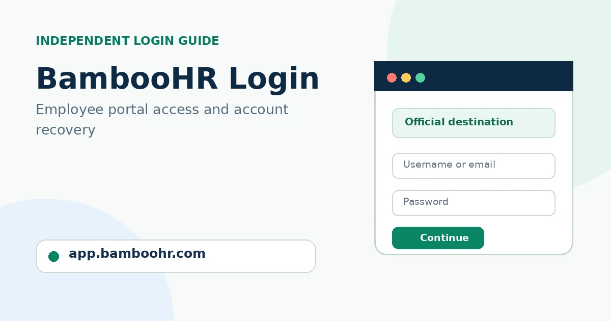 BambooHR Login: Official Portal, Password Reset and Account Help