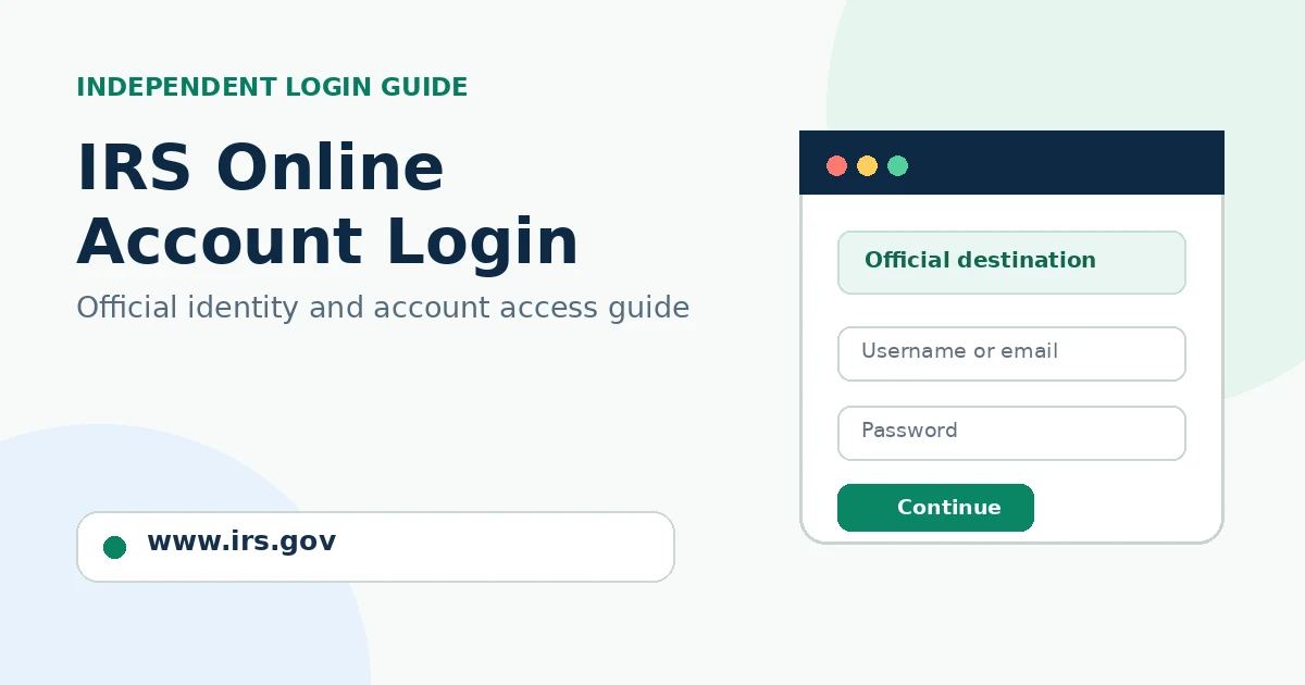 IRS Online Account Login: Official Portal, Password Reset and Account Help