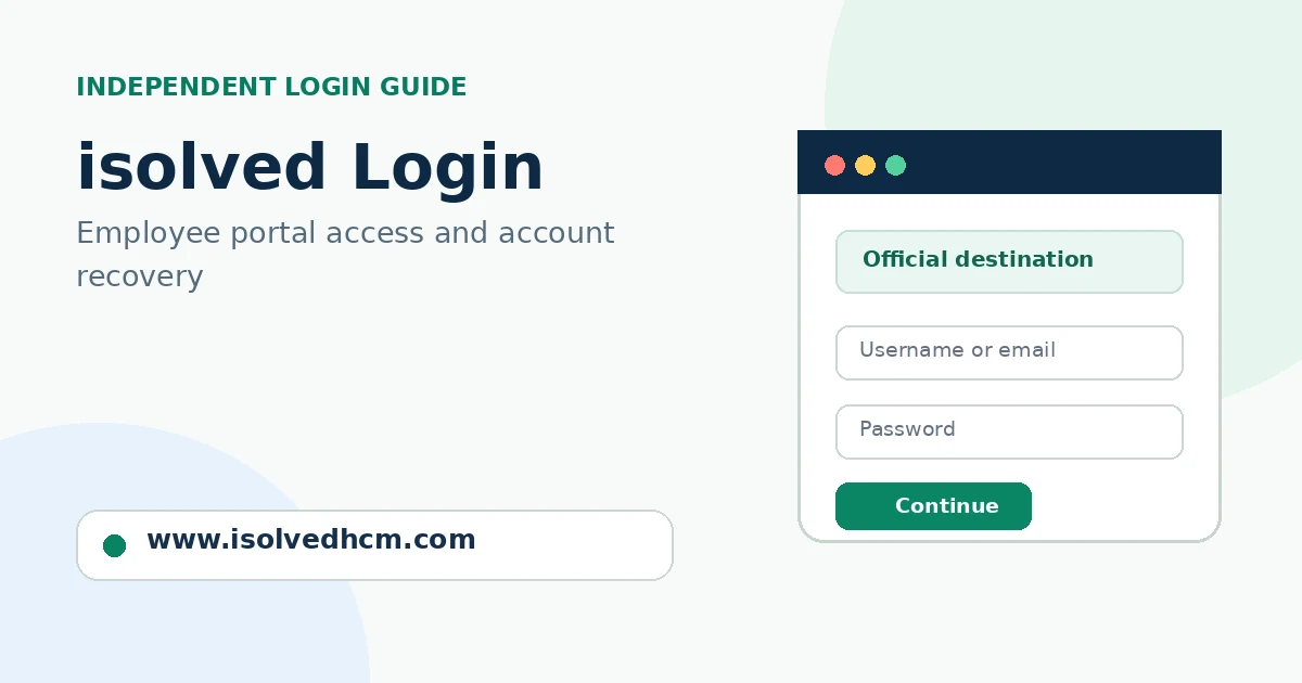 isolved Login: Official Portal, Password Reset and Account Help