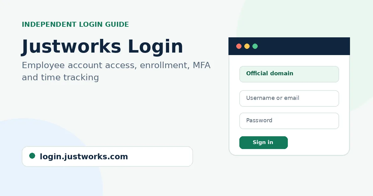 Justworks Login: Employee Account, MFA and Time Tracking Access
