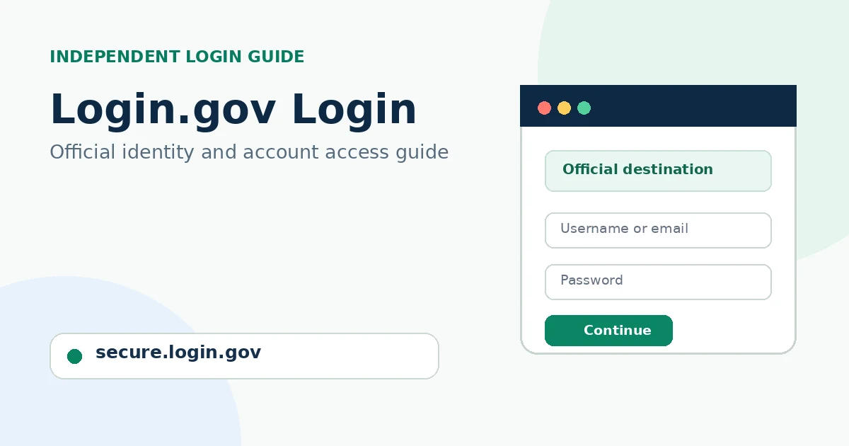 Login.gov Login: Official Portal, Password Reset and Account Help