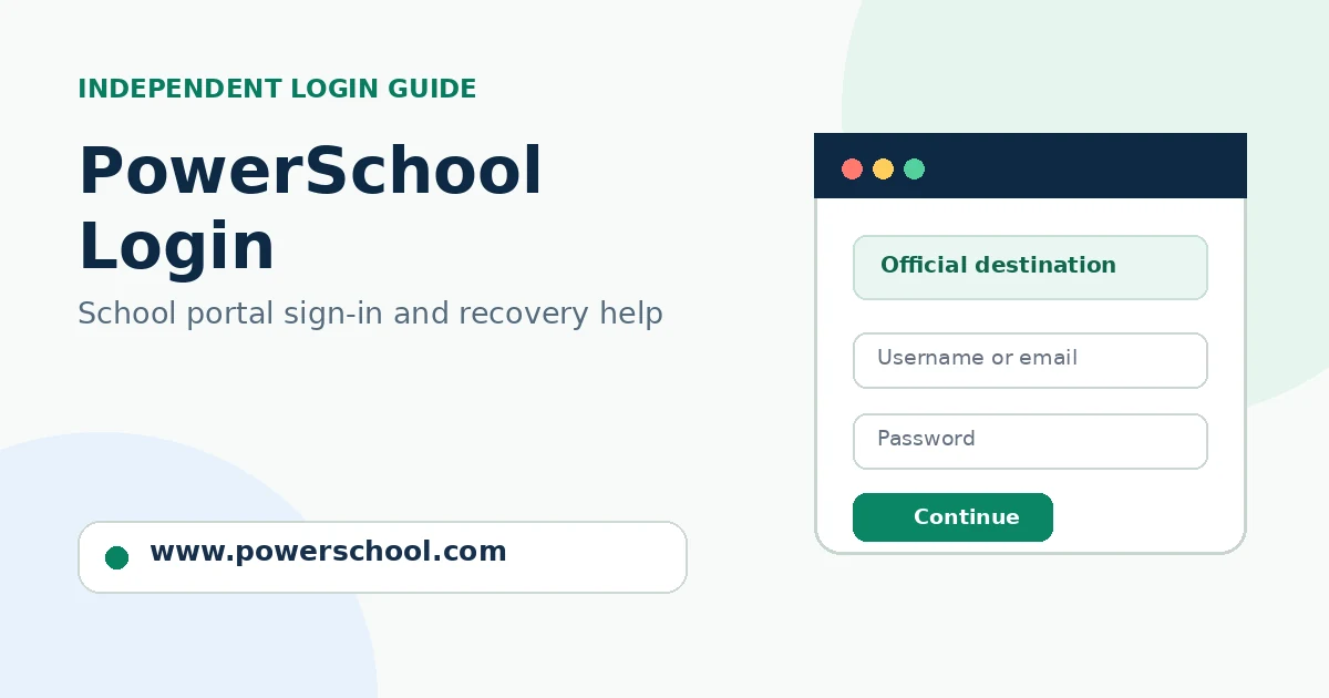 PowerSchool Login: Official Portal, Password Reset and Account Help