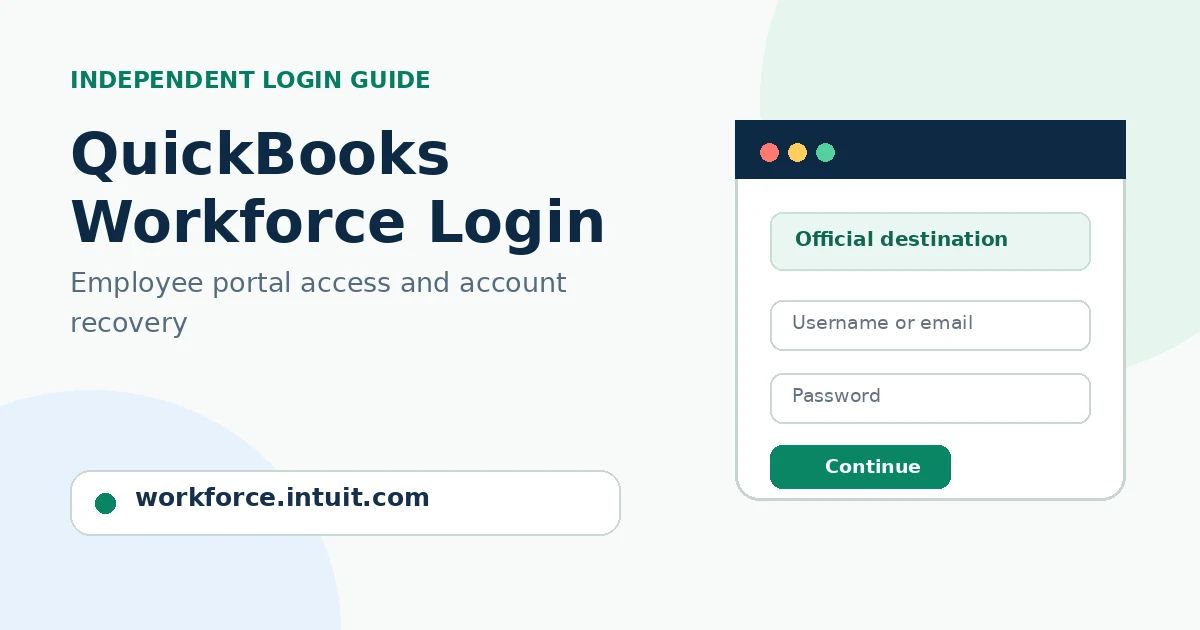 QuickBooks Workforce Login: Official Portal, Password Reset and Account Help