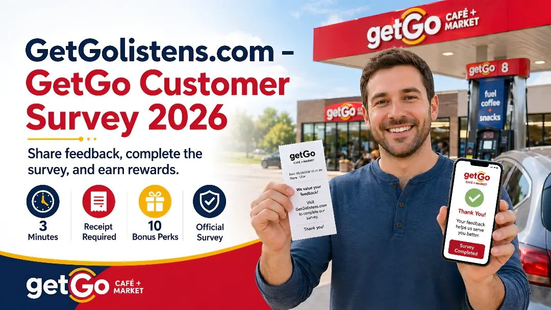 GetGo Customer Survey: Medallia Feedback Steps and myPerks Help