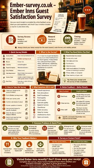 Ember Inns Feedback: Current Guest Care Form, Phone and Legacy Survey Status