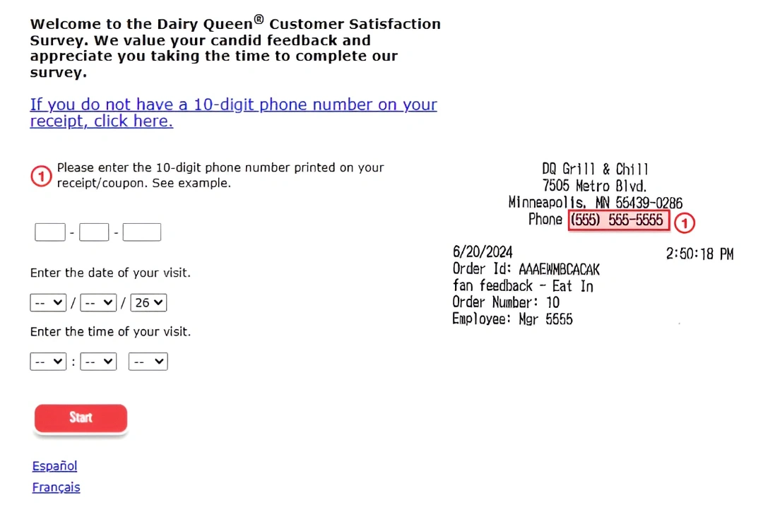 www.DQFanFeedback.com – Free Dilly Bar – Dairy Queen Survey DQFanFeedback