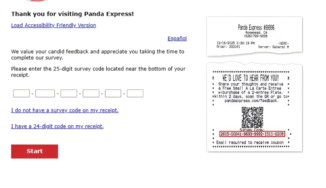 Pandaguestexperience – Get Free Meal – Panda Express Survey Pandaguestexperience