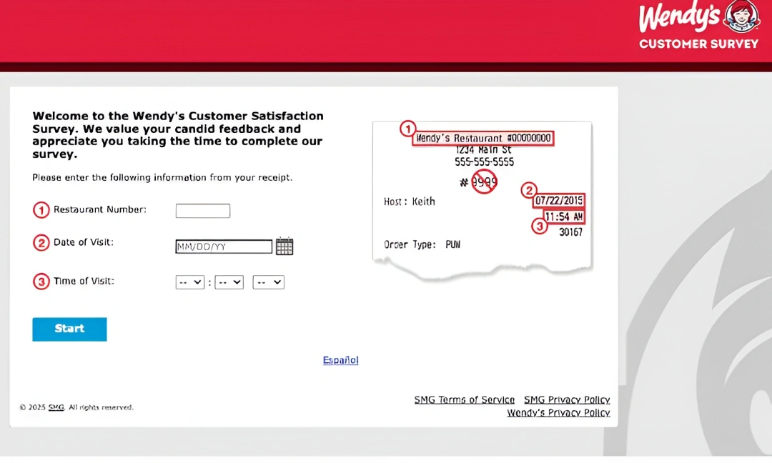 TalkToWendys.com Customer Satisfaction Survey TalkToWendys