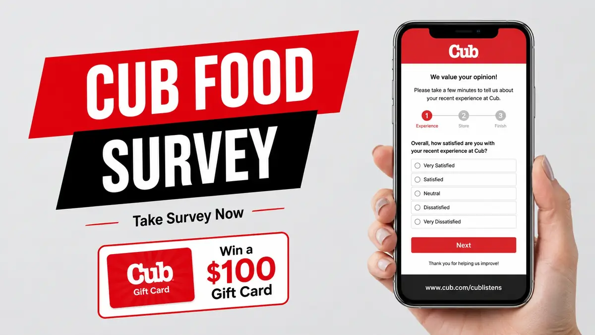 Cub Listens Survey: Receipt QR Code and $100 Gift Card Sweepstakes