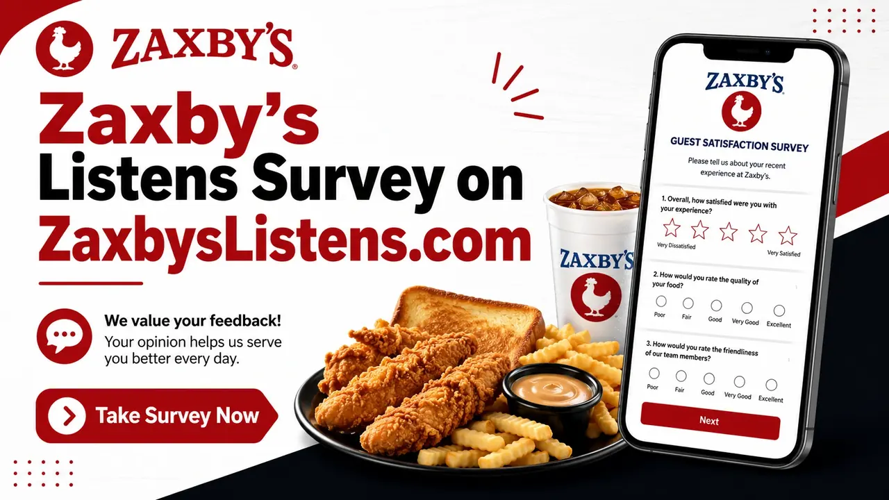 Zaxby’s Survey: MyZaxbysFeedback Receipt Code and Support Options