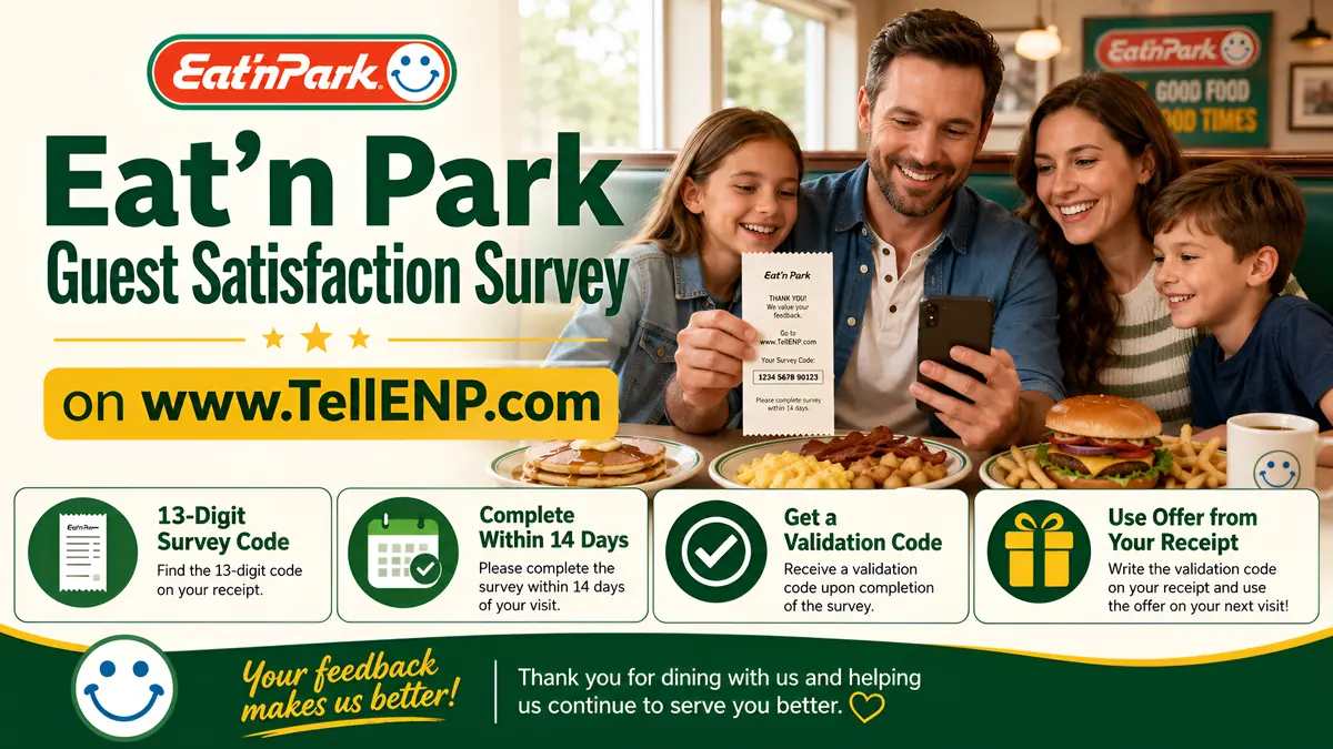 TellENP Survey: 13-Digit Receipt Code, Validation Offer and 14-Day Limit