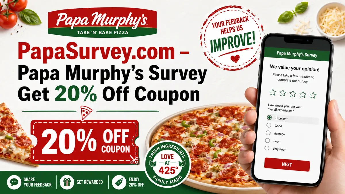 PapaSurvey.com: Papa Murphy's Current Guest Feedback Steps