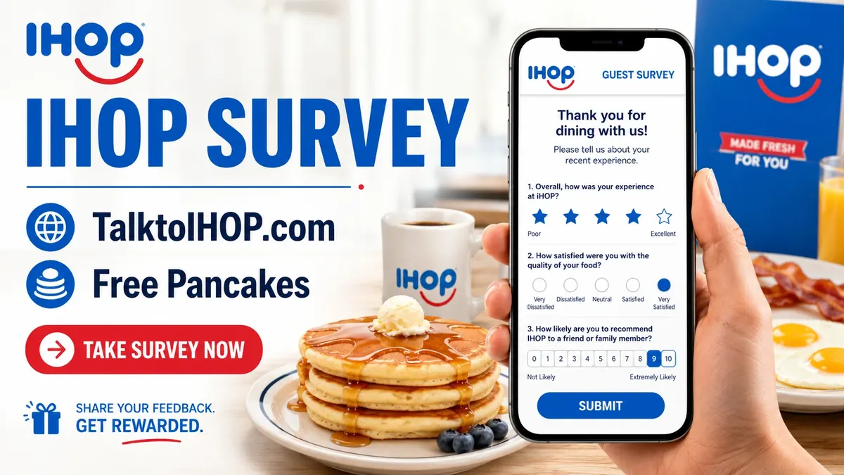 TalkToIHOP Survey: Receipt Steps, Offer Check and Official Help