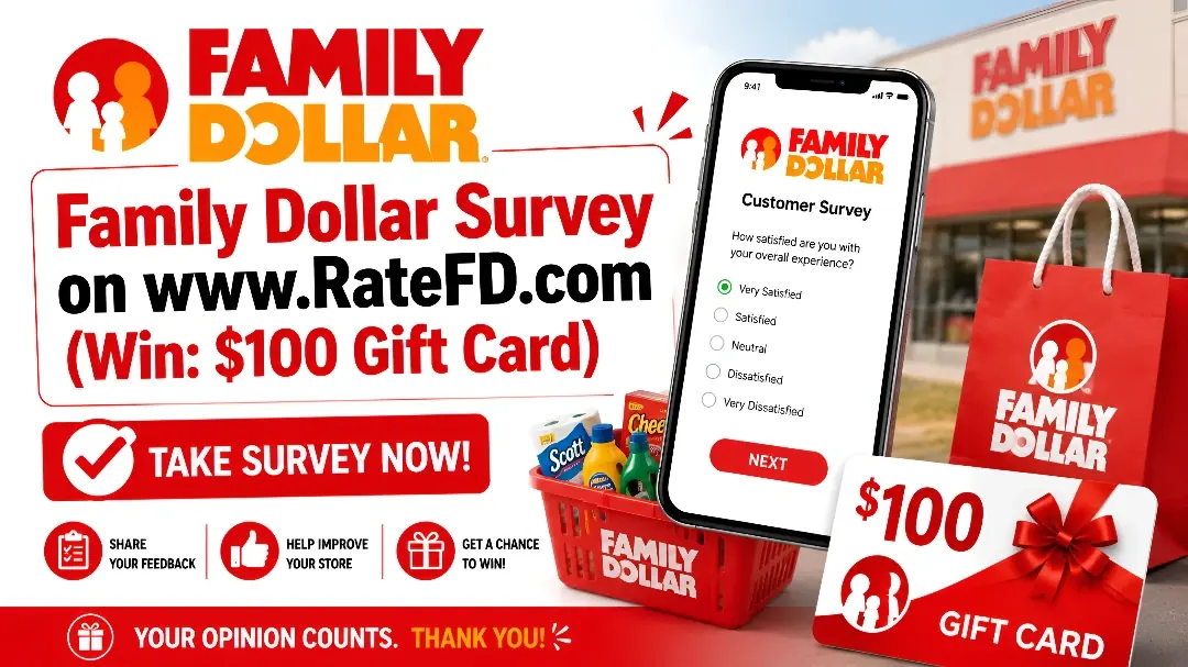 RateFD Family Dollar Survey: Receipt Code, Current Sweepstakes and Support