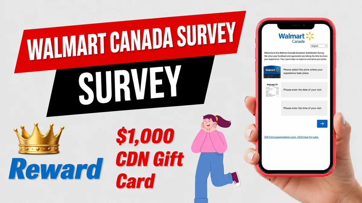 Survey.Walmart.ca: Walmart Canada Survey and $1,000 Gift Card Draw